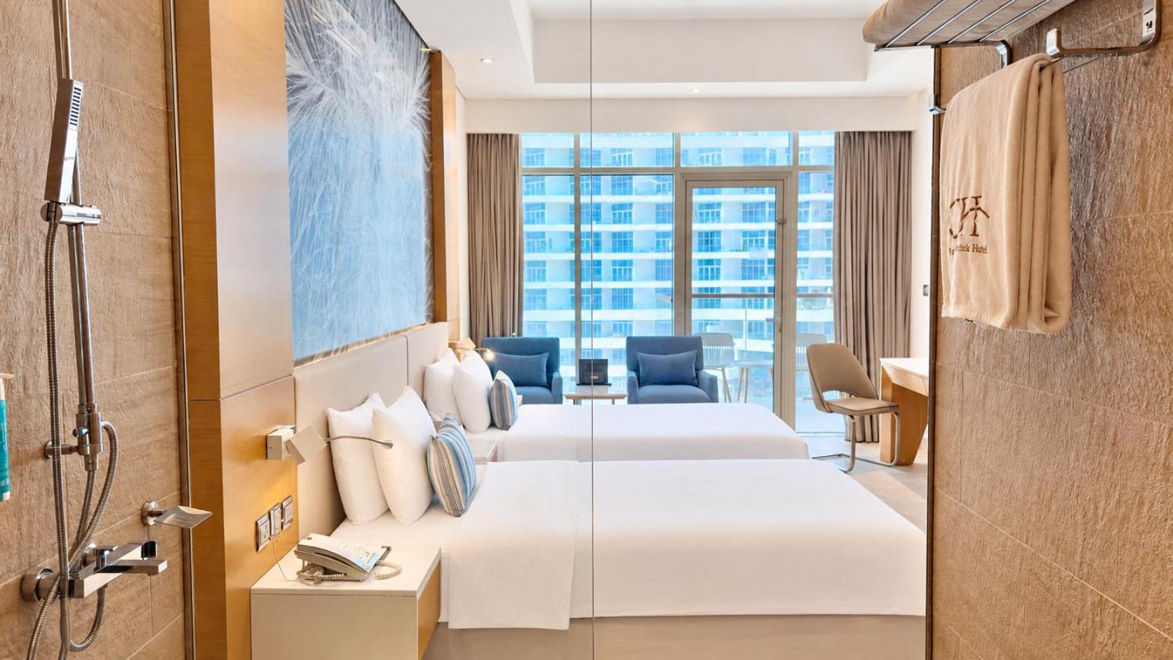 Superior Twin Room Hotel Private Beach Access